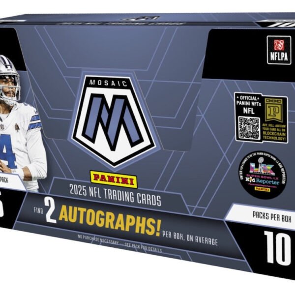 2025 Panini Mosaic Football Hobby 12 Box Case