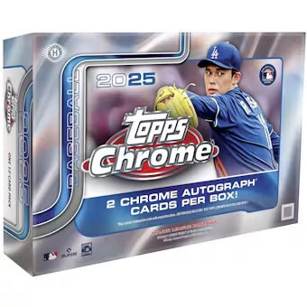 2025 Topps Chrome Baseball Breaker Delight 6 Box Case