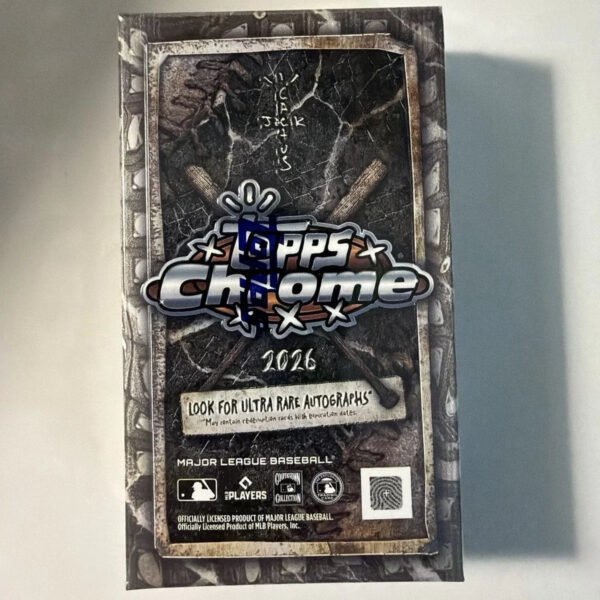 2026 Topps Chrome X Cactus Jack Fanatics Fest NYC Exclusive Baseball Box