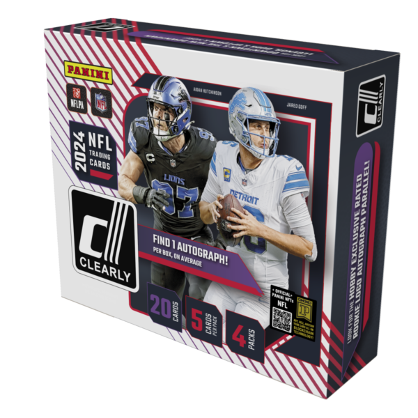 2024 Panini Clearly Donruss Football Hobby 16 Box Case