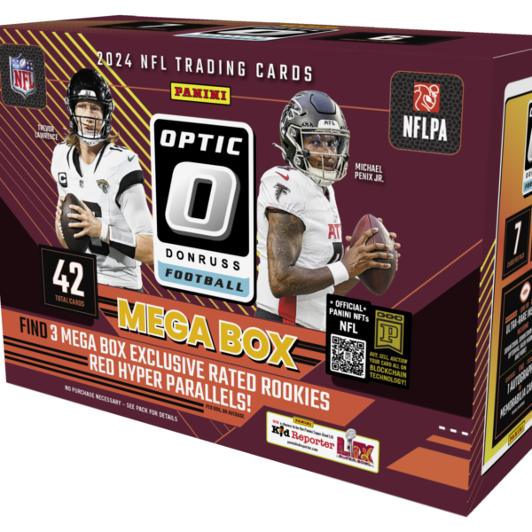 2024 Donruss Optic Football Hobby Mega Box 20 Box Case