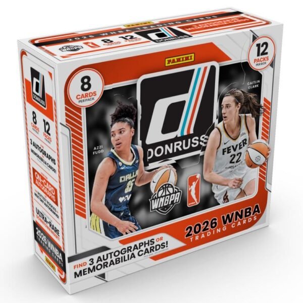 2026 Panini Donruss WNBA Basketball Hobby 16-Box Case (Presell)
