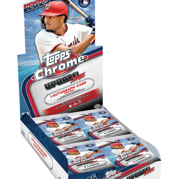 2025 Topps Chrome Update Series Baseball Hobby 12 Box Case