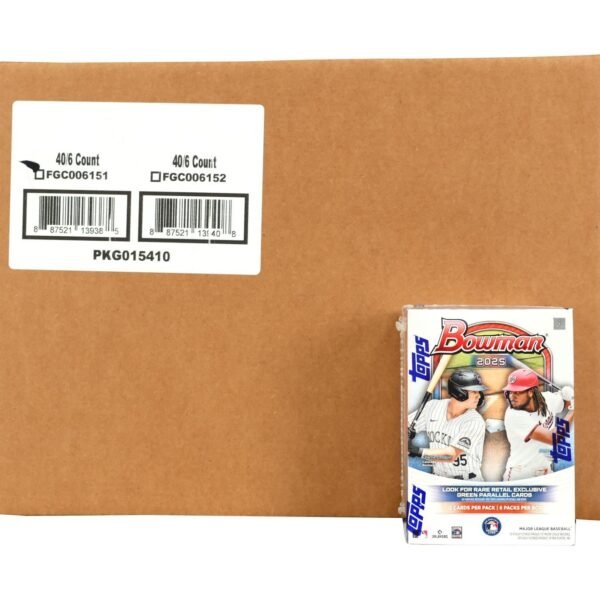 2025 Bowman Baseball Blaster 40-Box Case