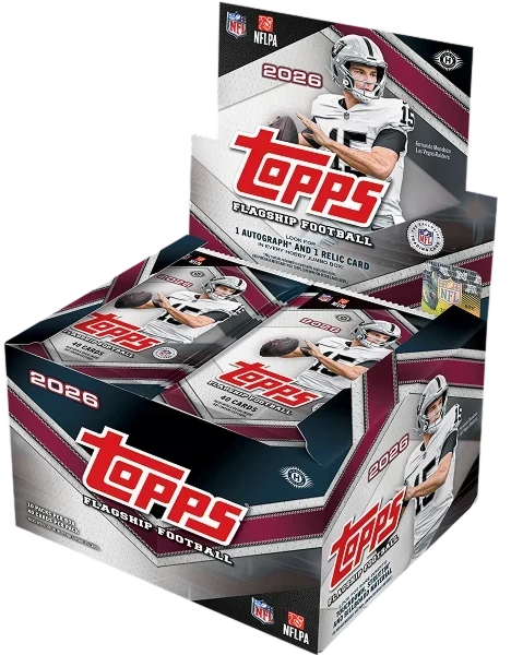 2026 Topps Flagship Football Jumbo 6-Box Case
