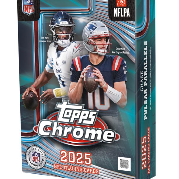 2025 Topps Chrome Football Hanger 64 Box Case