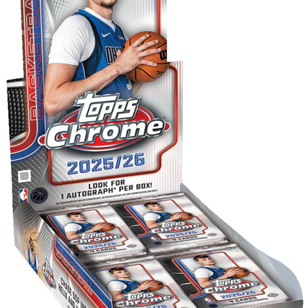 2025-26 Topps Chrome Basketball Hobby Box